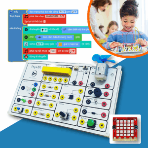 Học điện tử đơn giản cho trẻ với Phys:Bit