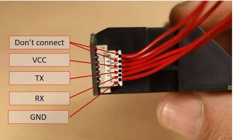 Sơ đồ kết nối cảm biến vân tay