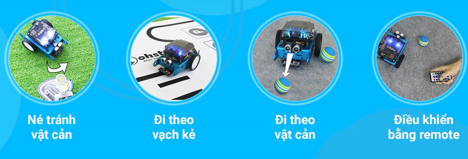 Các tính năng thông minh của robot lập trình xBot