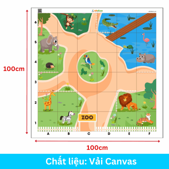 Bản đồ động vật – robot Rio – Cửa hàng OhStem Education – Thiết bị giáo ...