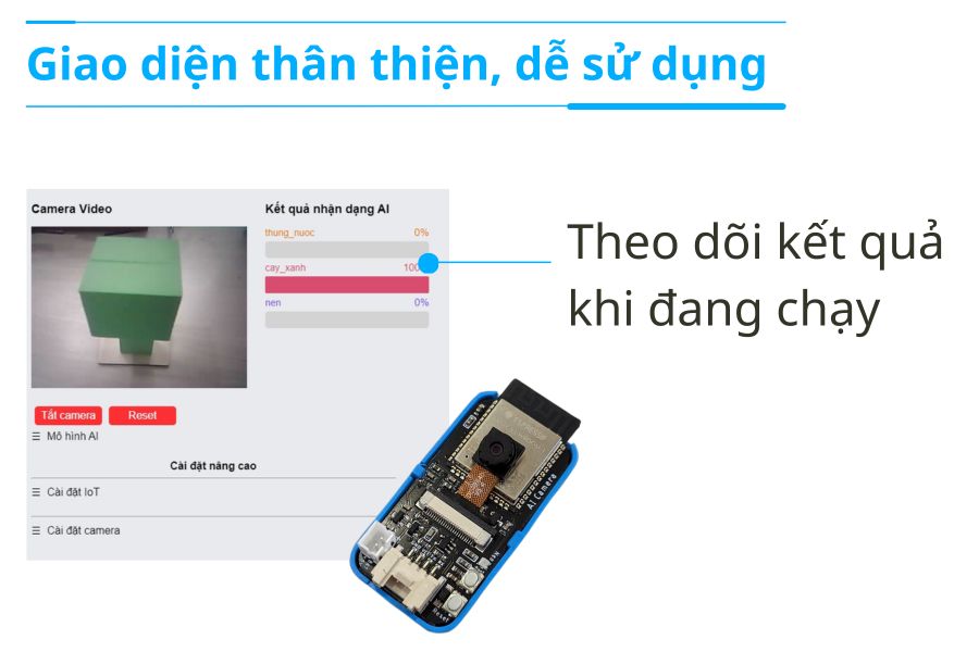 ESP32 Camera AI V2 được trang bị firmware mới nhất