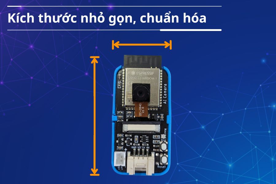 Kit Camera AI V2 được chuẩn hóa kích thước và tương thích với Lego