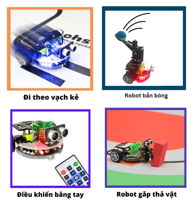 Nhiệm vụ robot bắn bóng trên sa bàn