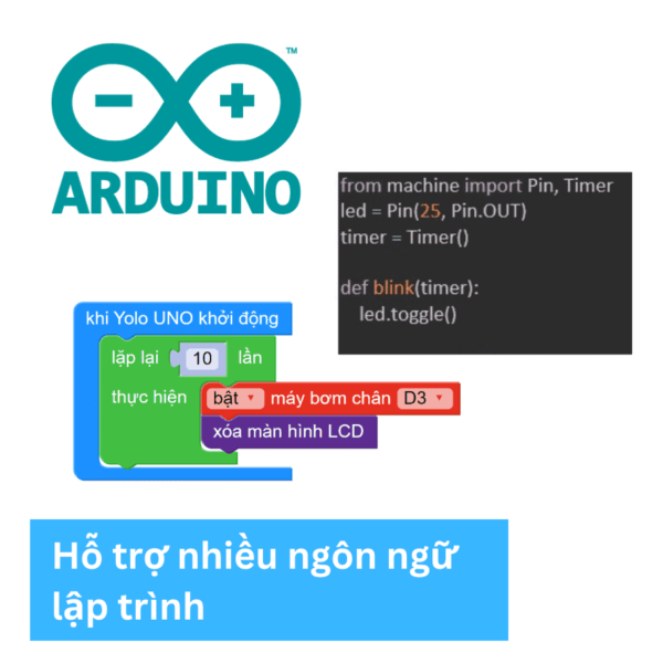 Yolo UNO hỗ trợ nhiều ngôn ngữ lập trình