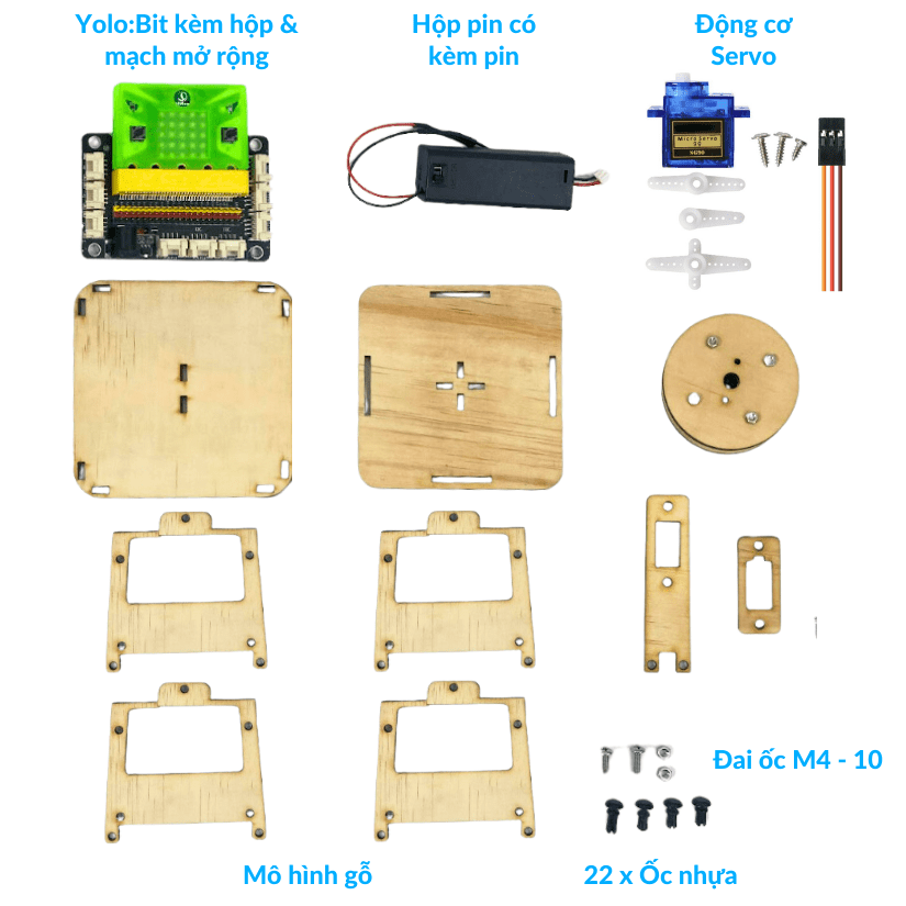 Bộ dụng cụ học STEM cáp treo