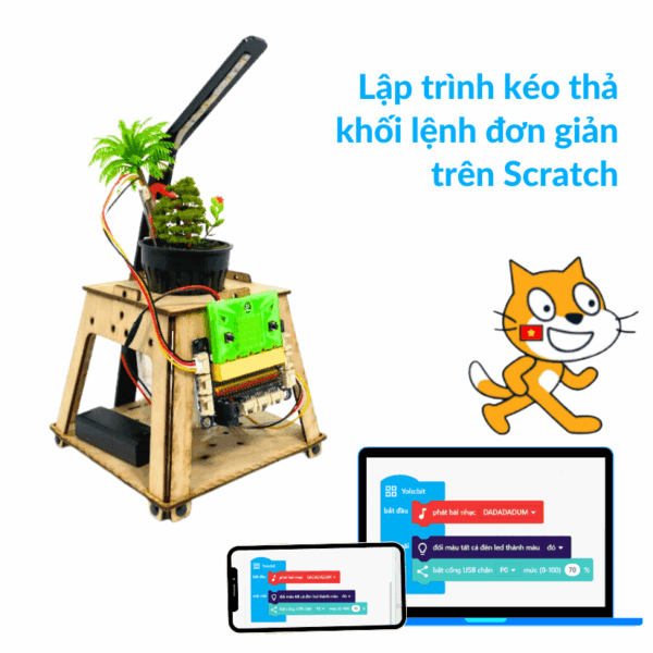 Lập trình Chậu cây thông minh tự tưới nước