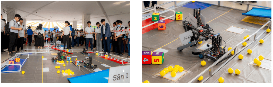 Robot ORC K3 tại OhStem trong các cuộc thi Robocon