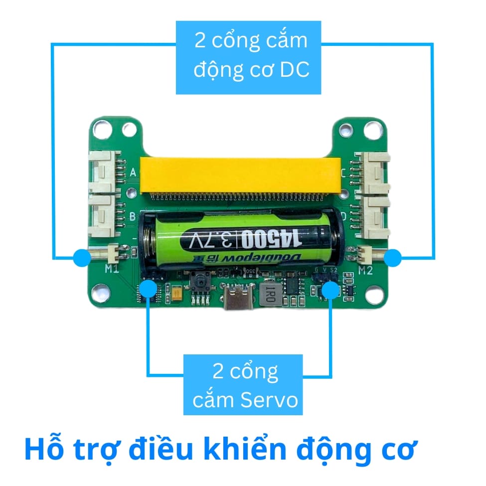 STEM Kit Shield dùng cho Yolo:Bit