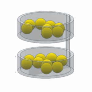 Khay chứa nông sản 2 tầng đường kính 20cm